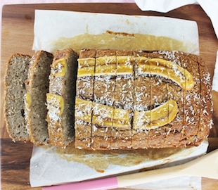 Easy Gluten Free, Grain Free Banana Bread