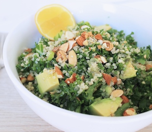Kale, Quinoa & Almond Salad