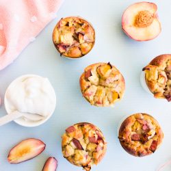 Peaches Cream Muffins Gluten Free