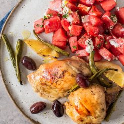Greek Honey Herbed Chicken Healthy Dinner Recipe Idea