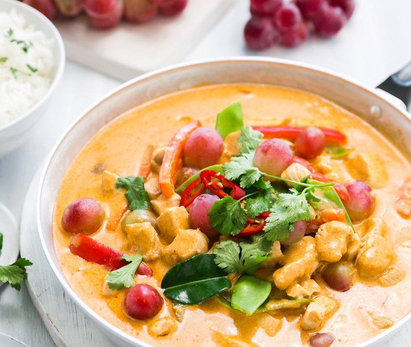 Thai Red Curry with Grapes