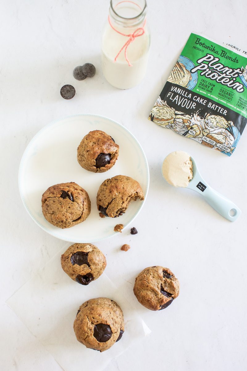 Choc Chip Cookies With Protein Powder