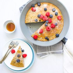 One-pan healthy baked pancake dairy free recipe