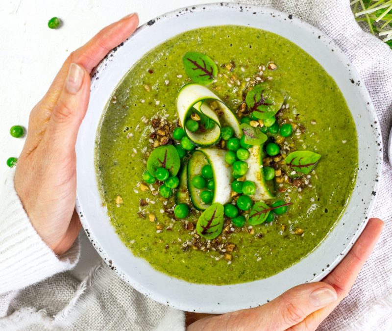 Green Goodness Soup (Dairy Free)